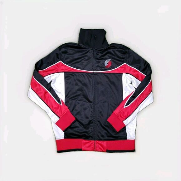 NBA Other - Portland Trail Blazers Mens Red Large NBA Full Zip Warm Up Sports 4800